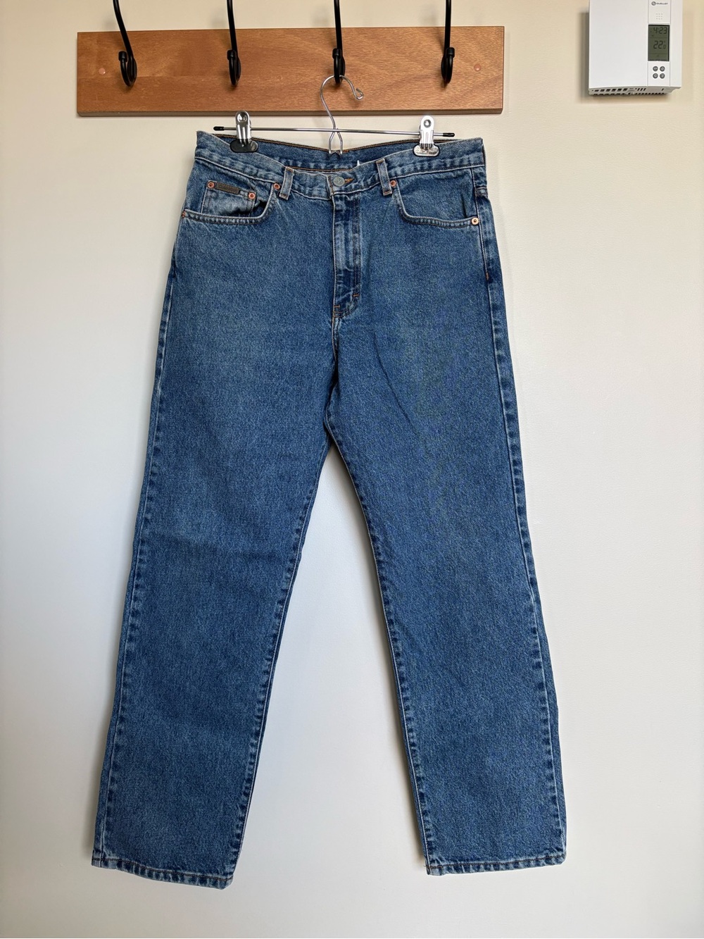 Vintage 90s Calvin Klein Jeans Size 13 High Rise Straight Leg USA Made